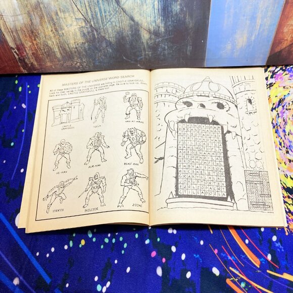 VINTAGE * 1983* MASTERS OF THE UNIVERSE ACTIVITY BOOK * MATTEL x HE-MAN x GOLDEN - Picture 12 of 12